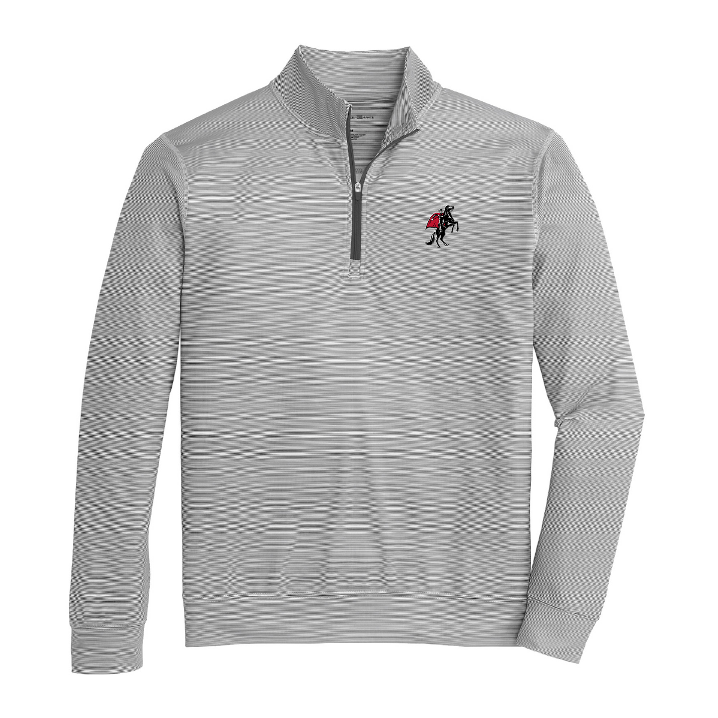 Texas Tech Masked Rider Hairline Stripe Printed Performance 1/4 Zip