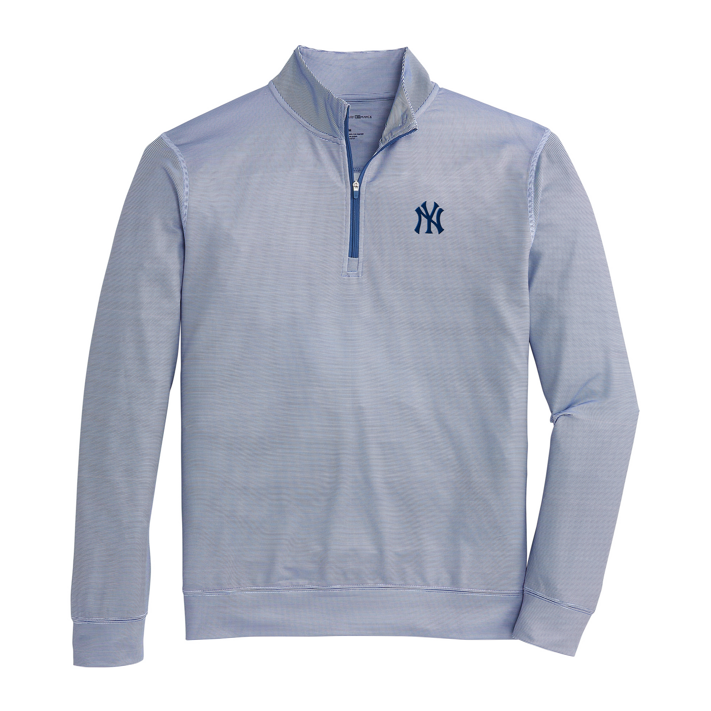 Yankees NY Hairline Stripe Printed Performance 1/4 Zip