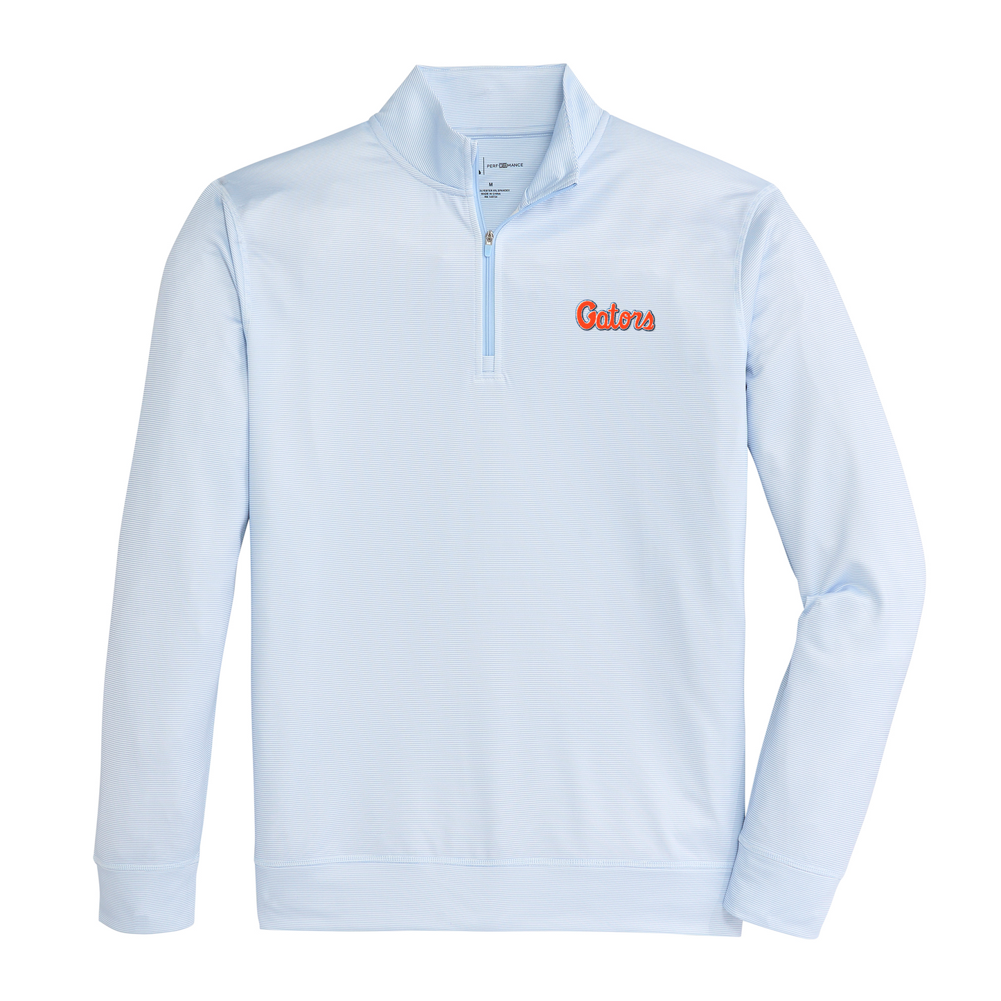 Florida Gators Script Hairline Stripe Printed Performance 1/4 Zip