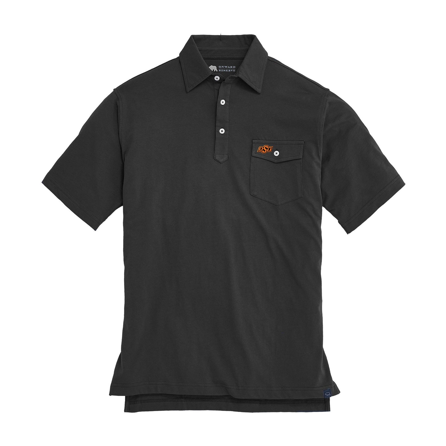 Oklahoma State OSU Old School Polo - Black