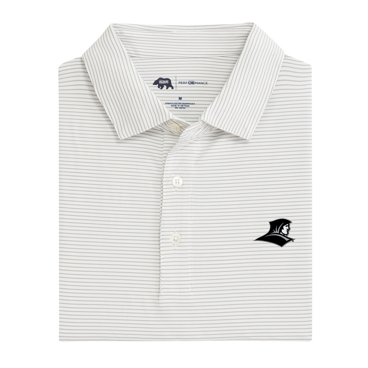Providence Friar Birdie Stripe Performance Polo
