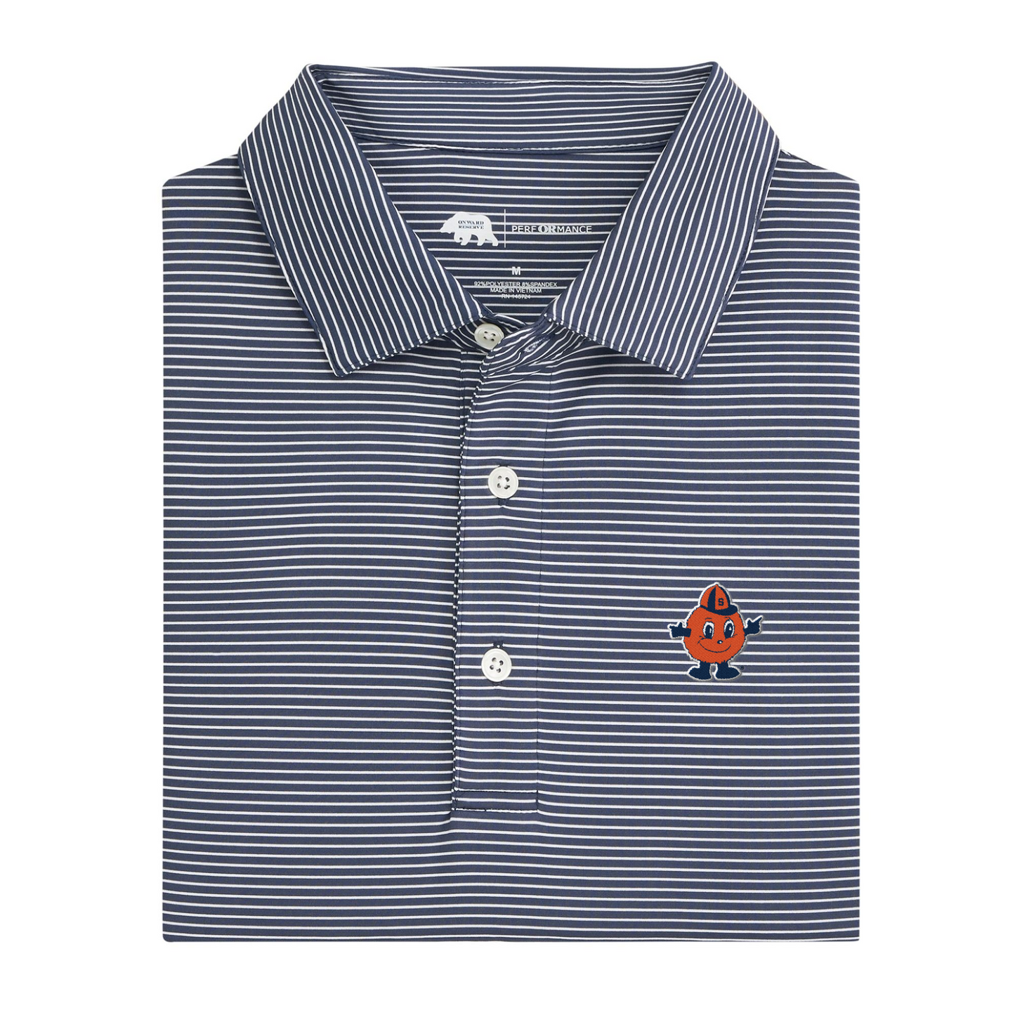 Syracuse Otto Birdie Stripe Performance Polo