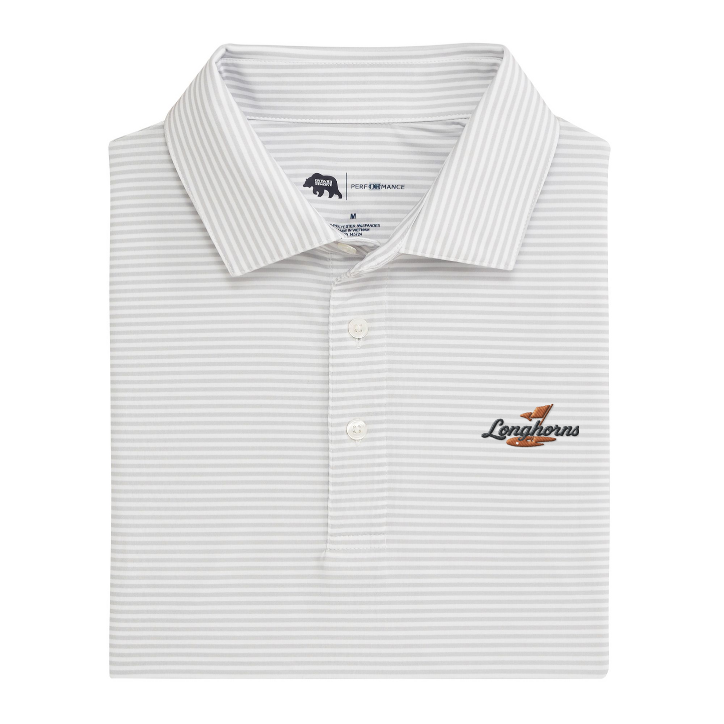 Texas Longhorns Golf Echo Stripe Performance Polo