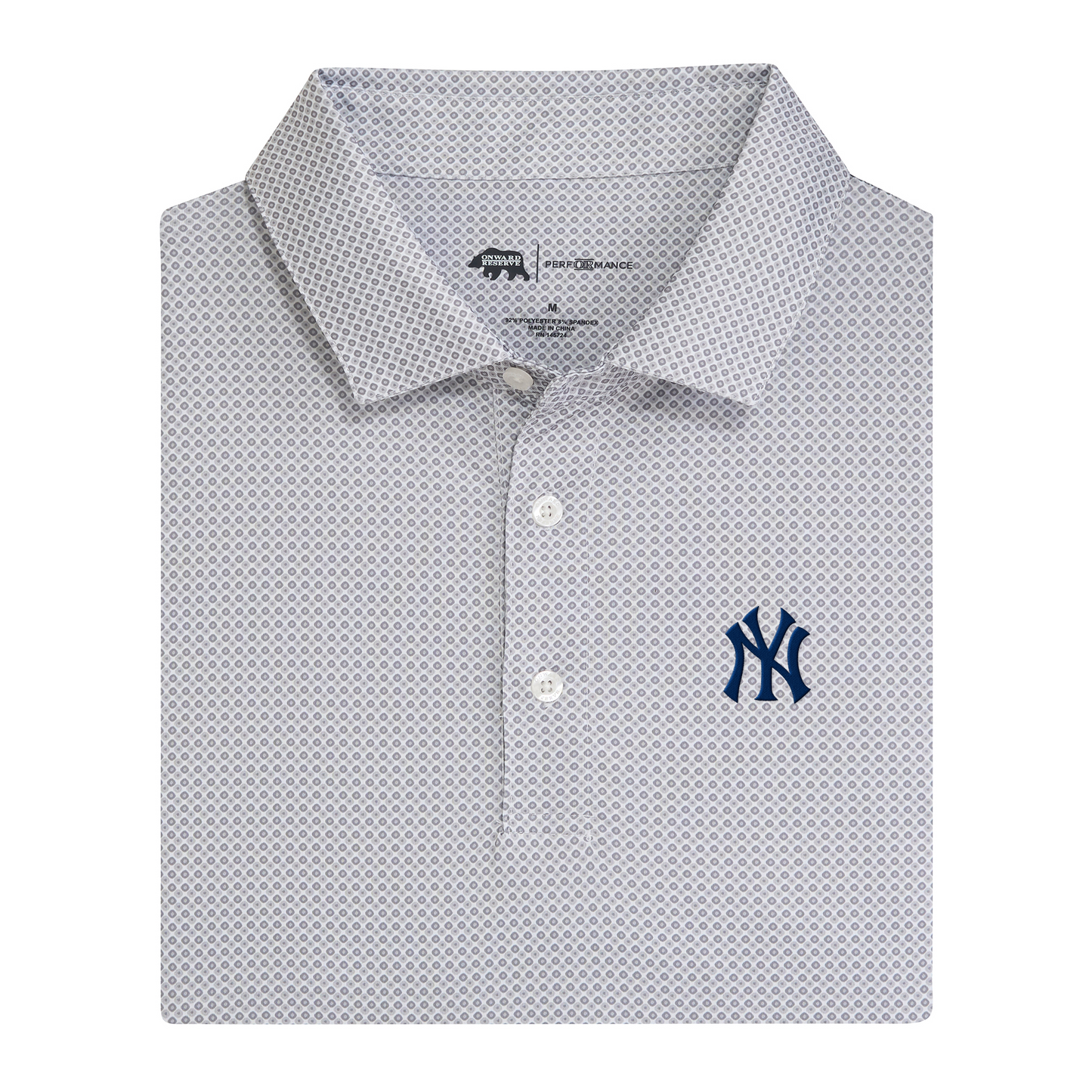 Yankees NY League Printed Performance Polo