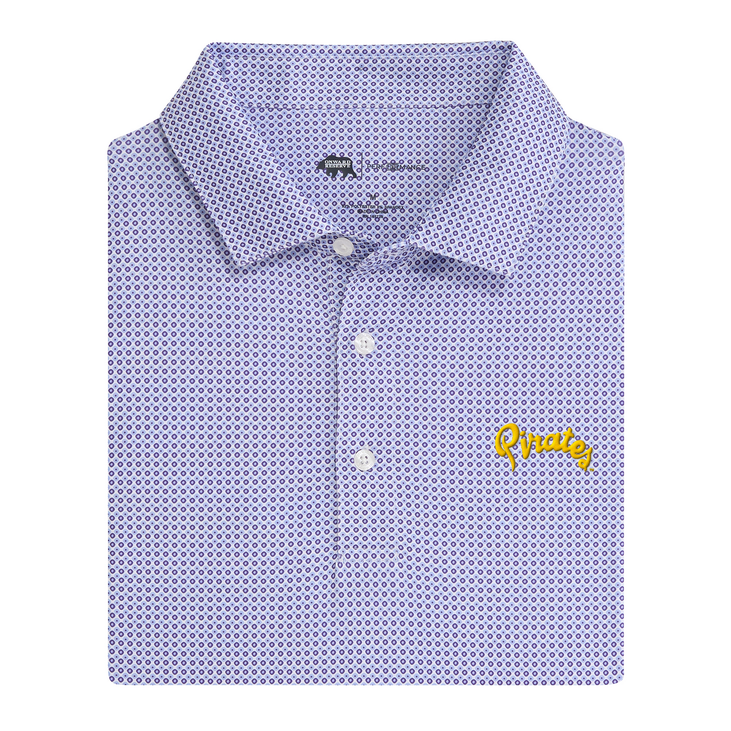 East Carolina Pirates Script League Printed Performance Polo