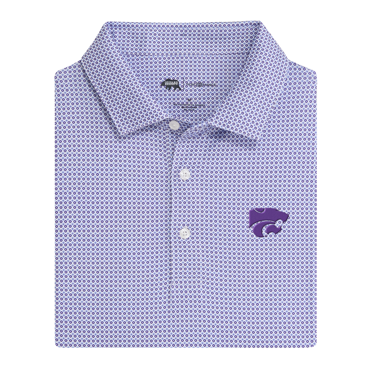 Kansas State League Printed Performance Polo