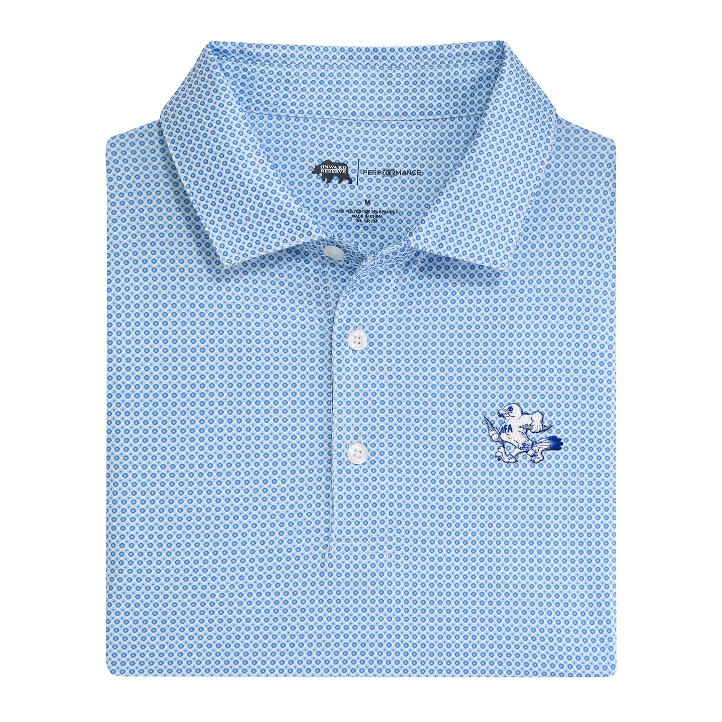 Air Force Mascot League Printed Performance Polo