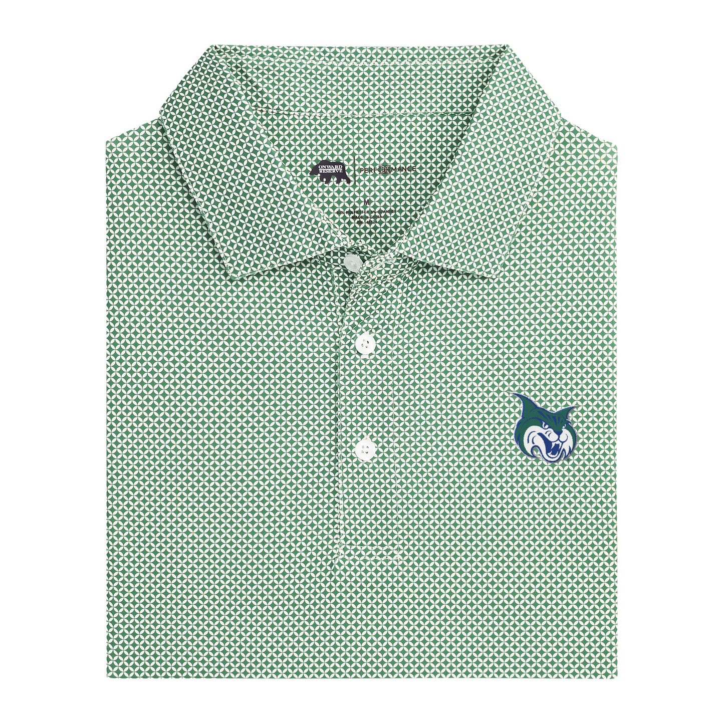 GCSU Bobcat Scope Printed Performance Polo
