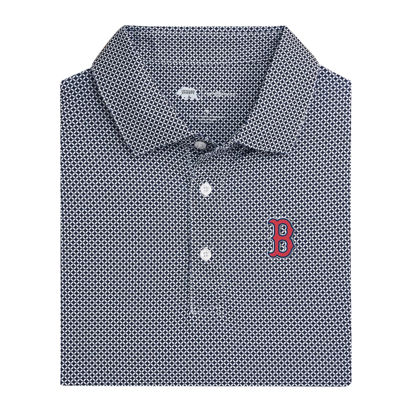 Red Sox B Scope Printed Performance Polo - Naval Academy