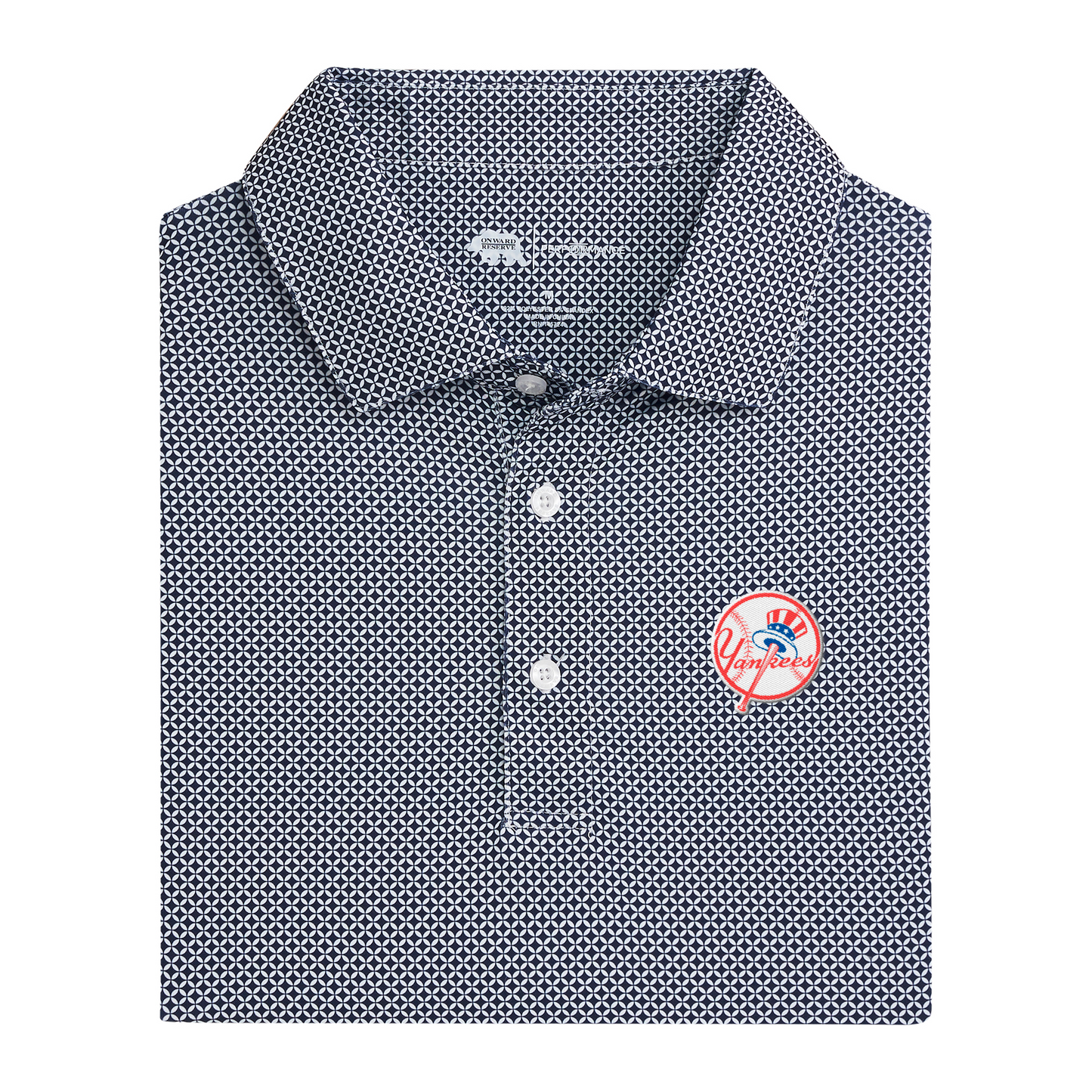 Yankees Primary Scope Printed Performance Polo