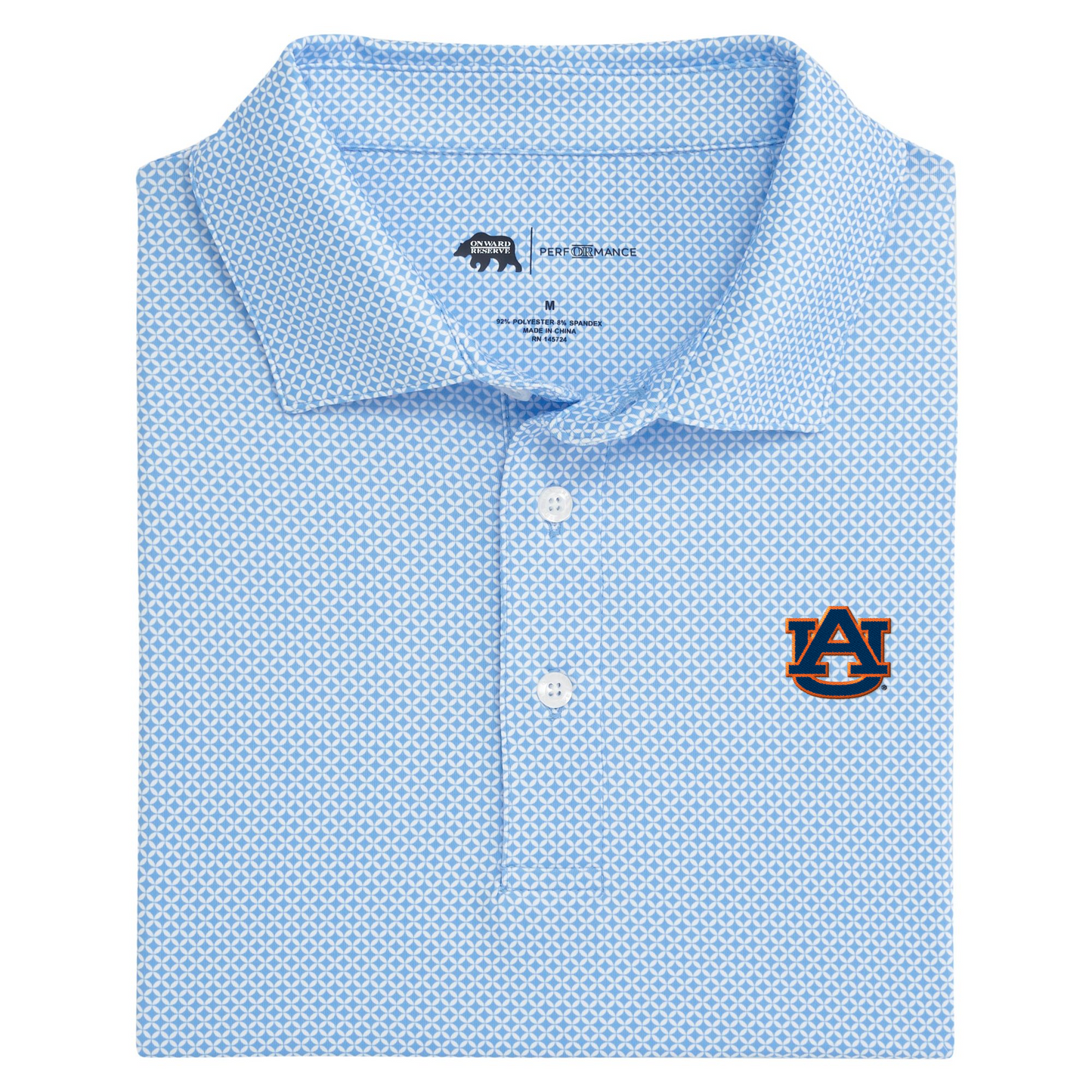 Auburn Scope Printed Performance Polo