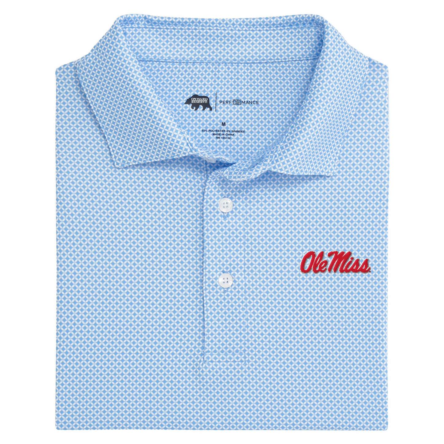 Ole Miss Scope Printed Performance Polo
