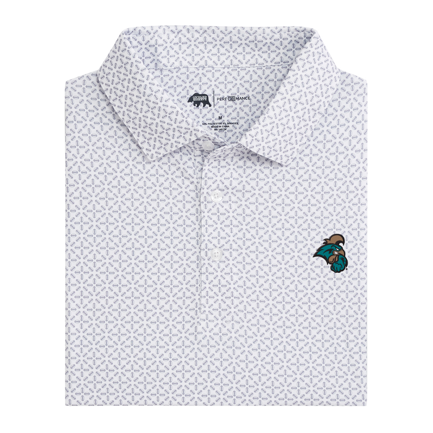 Coastal Carolina Chanticleer Gameday Printed Performance Polo