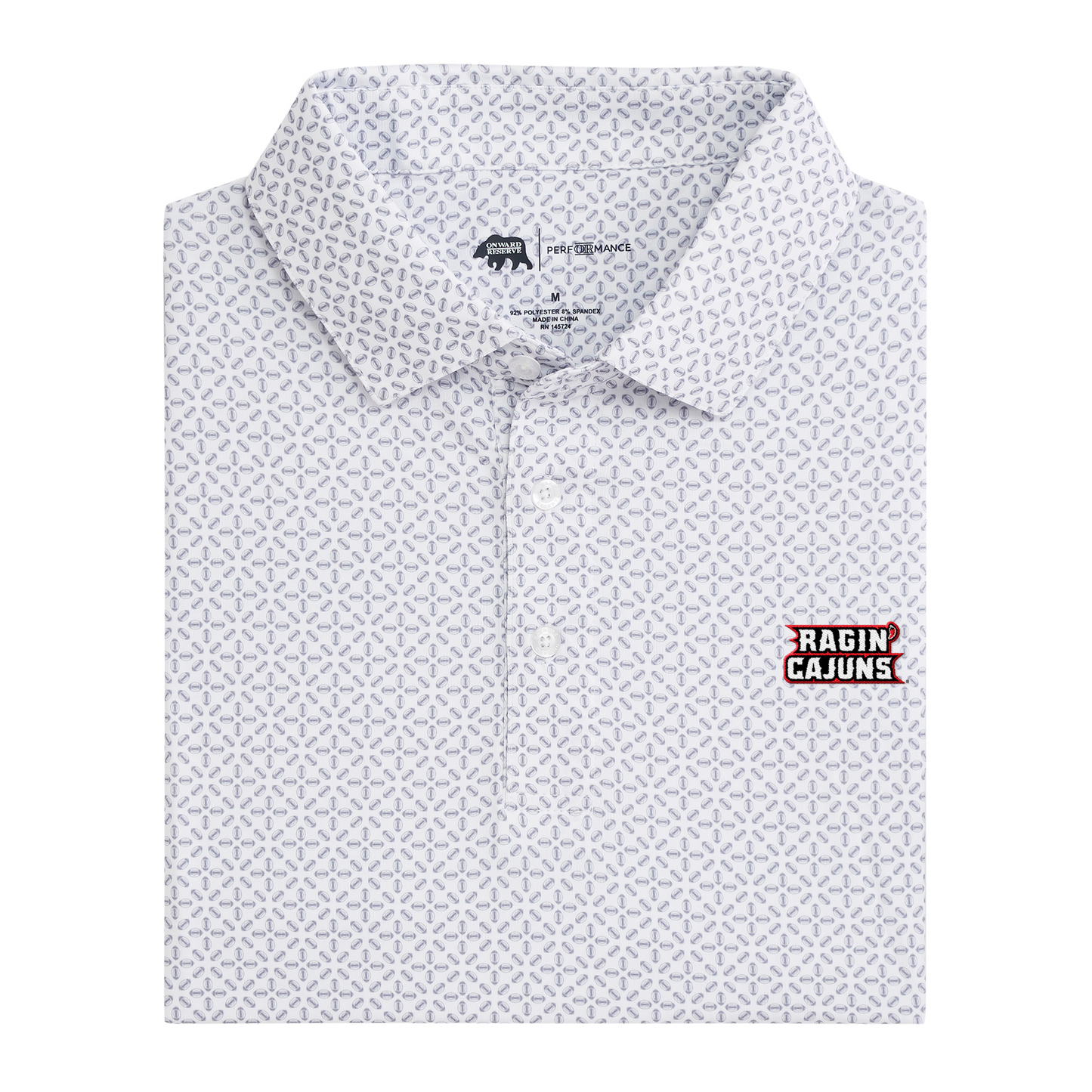 Louisiana Lafayette Ragin Cajuns Gameday Printed Performance Polo