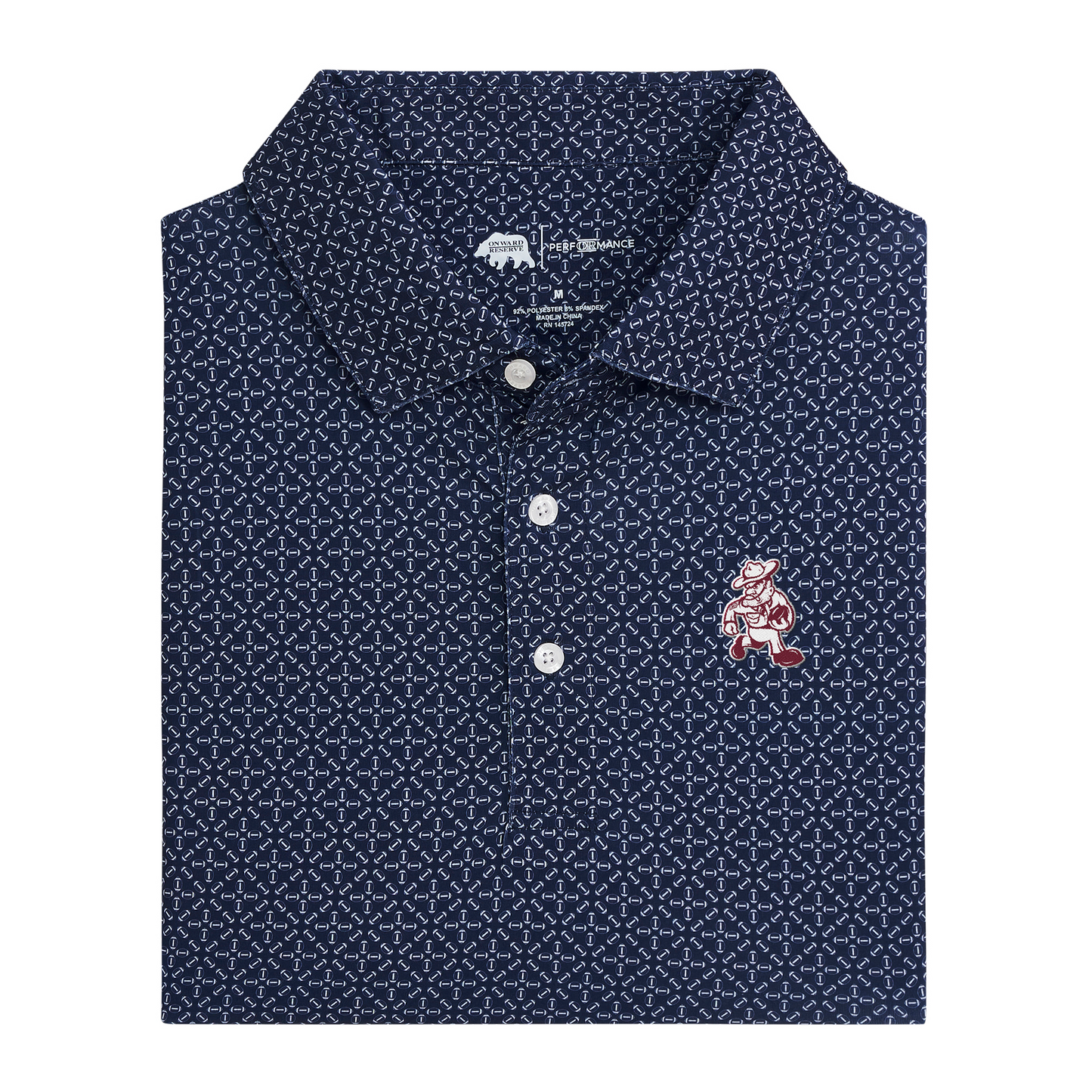Texas A&M Ol' Sarge Gameday Printed Performance Polo - Naval Academy