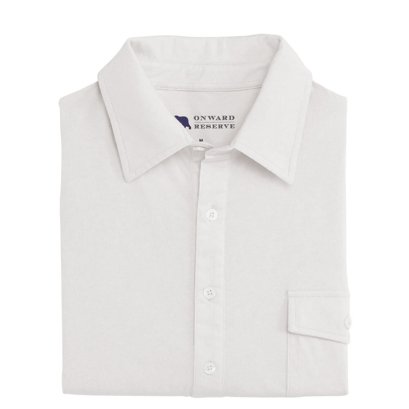 Old School Polo White