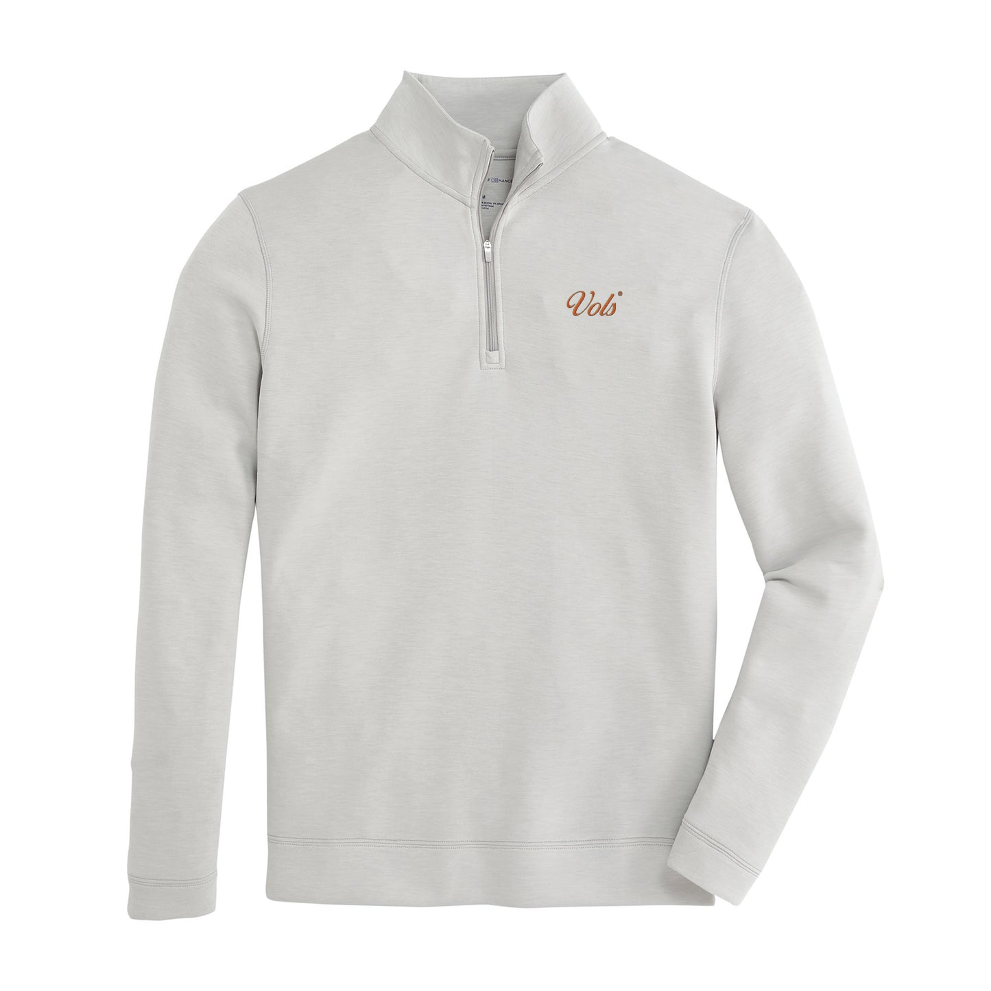 Vols Vintage Script Yeager Performance Pullover - Mirage Grey