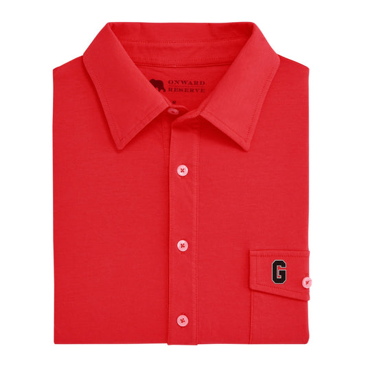 Vintage G Old School Polo - Red