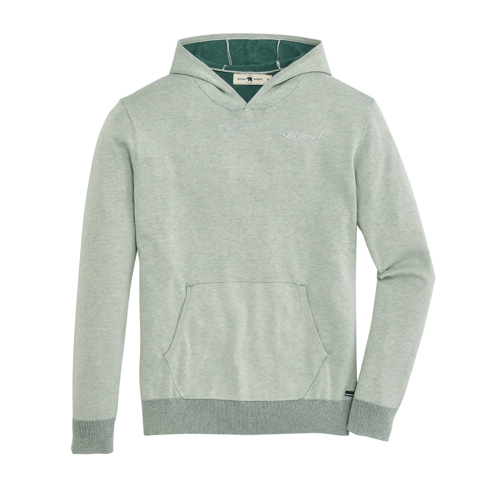 Thirty-A Town Script Apex Hoodie - Sea Foam