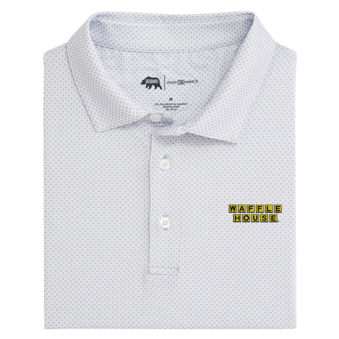 Waffle House Scope Performance Polo - Mirage Grey