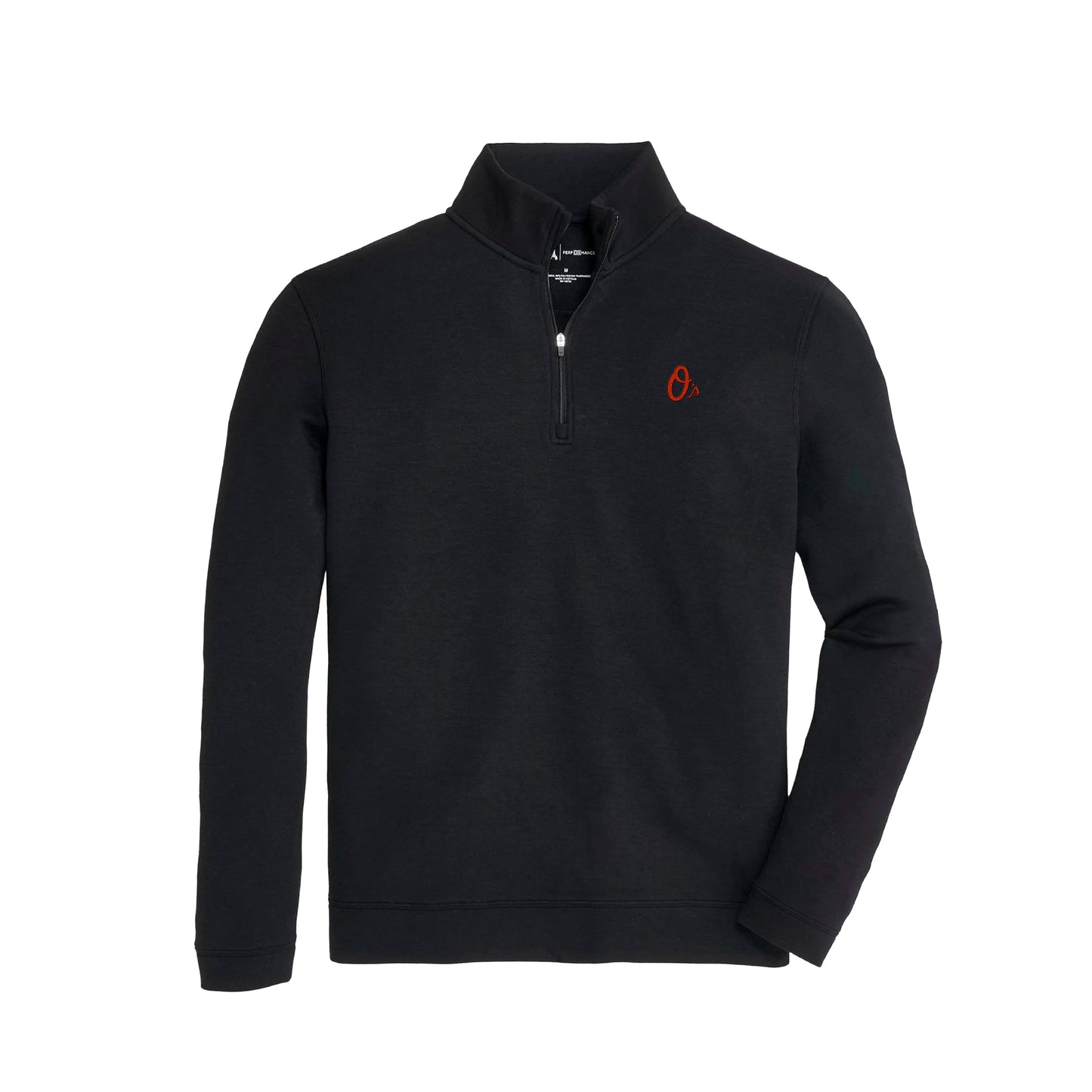 Orioles Script O Yeager Performance Pullover - Black