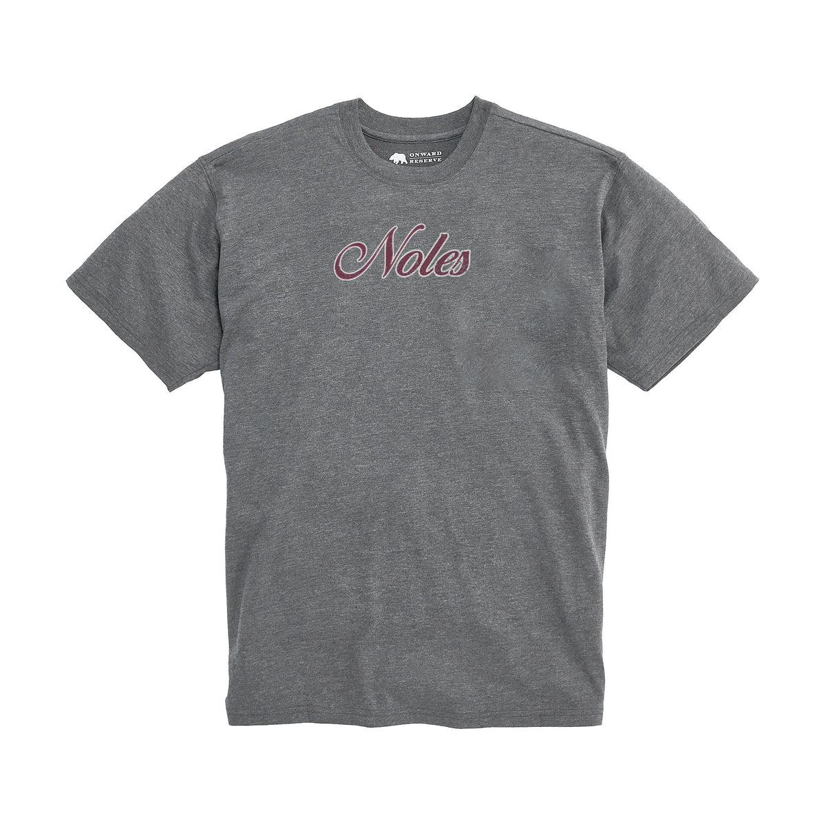 FSU Noles Script Vintage Wash Tee - Granite