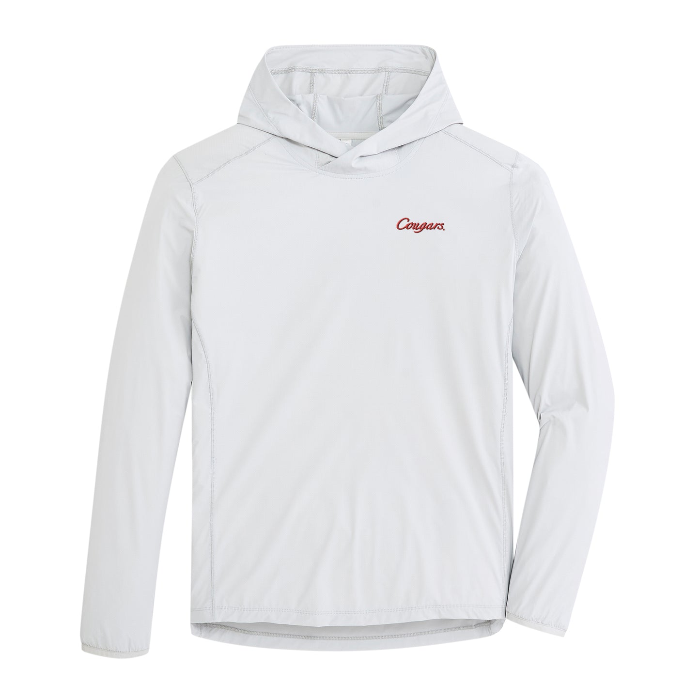 Houston Cougars Script Trail Performance Hoodie - Harbor Mist