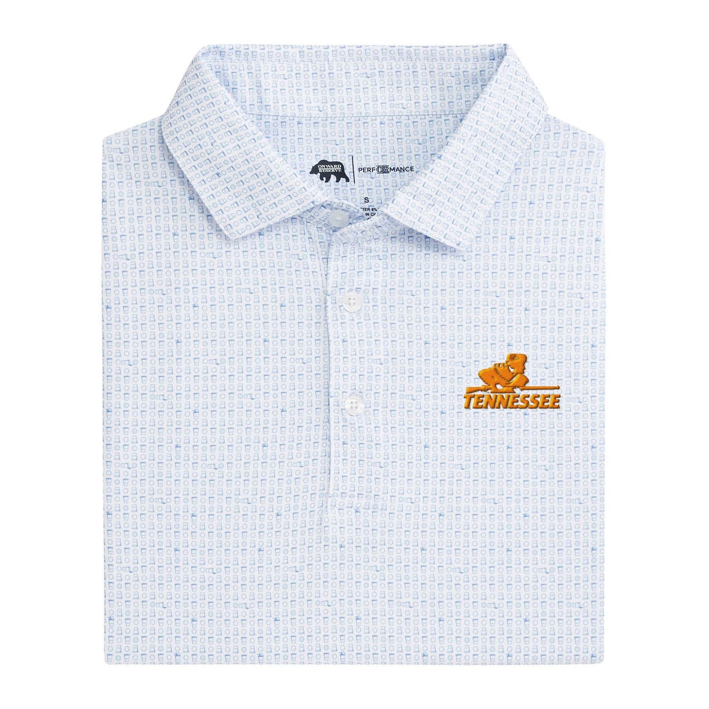 Tennessee Vintage Rifleman Tailgate Games Printed Performance Polo - Open Air