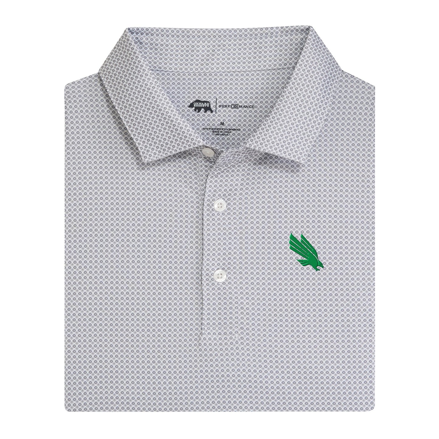 North Texas Diving Eagle League Printed Performance Polo - Nine Iron