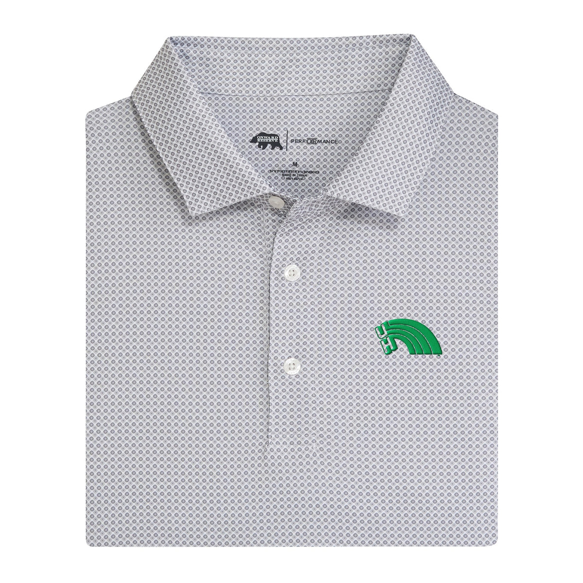 Hawai'i Vintage Rainbow League Printed Performance Polo - Nine Iron
