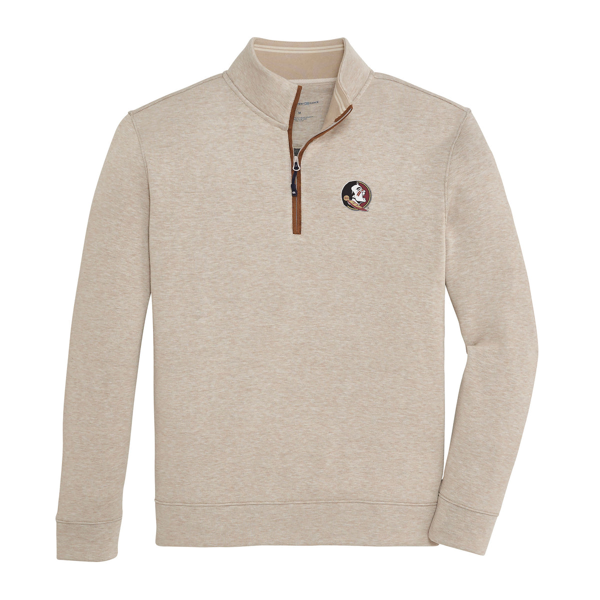 Florida State Seminole Head Frost Fleece Pullover - Frosted Almond