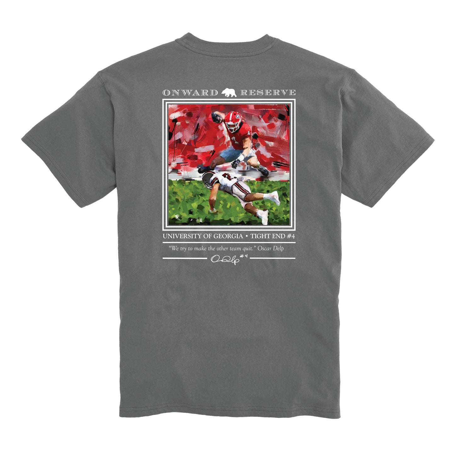 Oscar Delp Tee - Granite