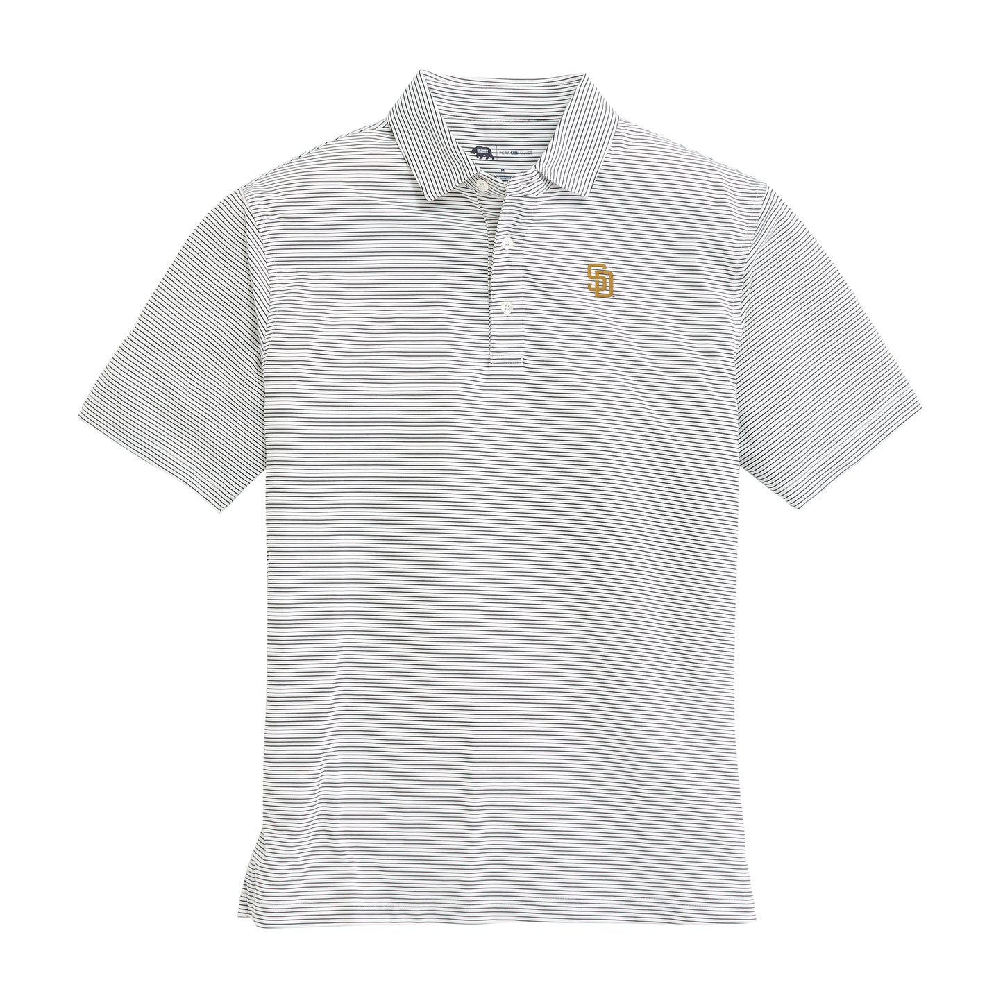 San Diego Padres Birdie Stripe Performance Polo