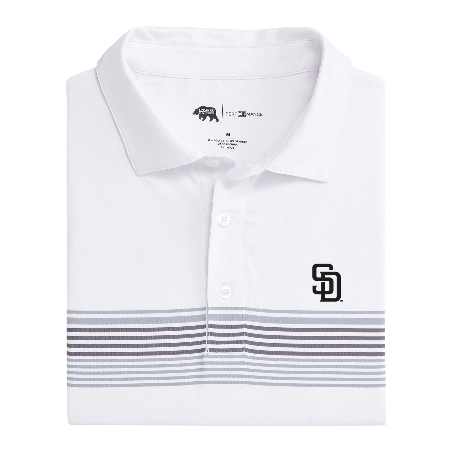 San Diego Padres Prestwick Printed Performance Polo