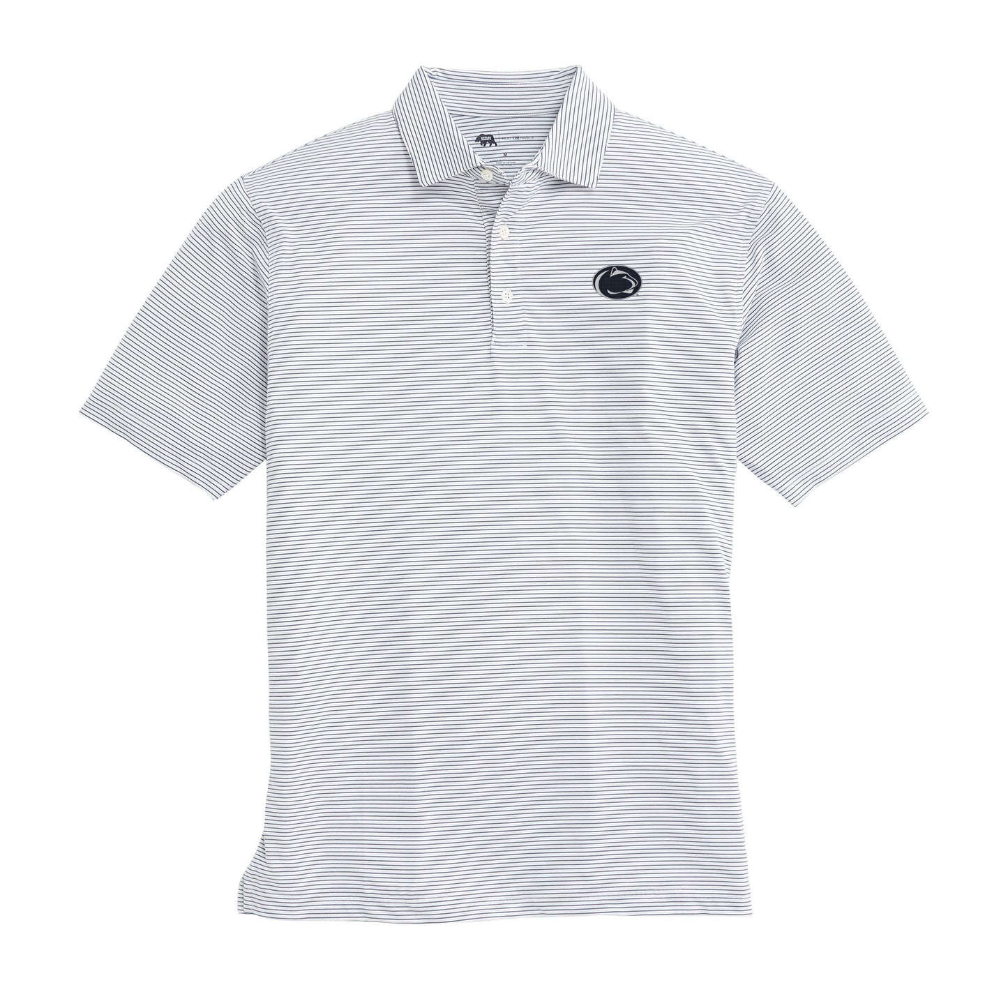 Birdie Stripe Penn State Performance Polo - True Navy
