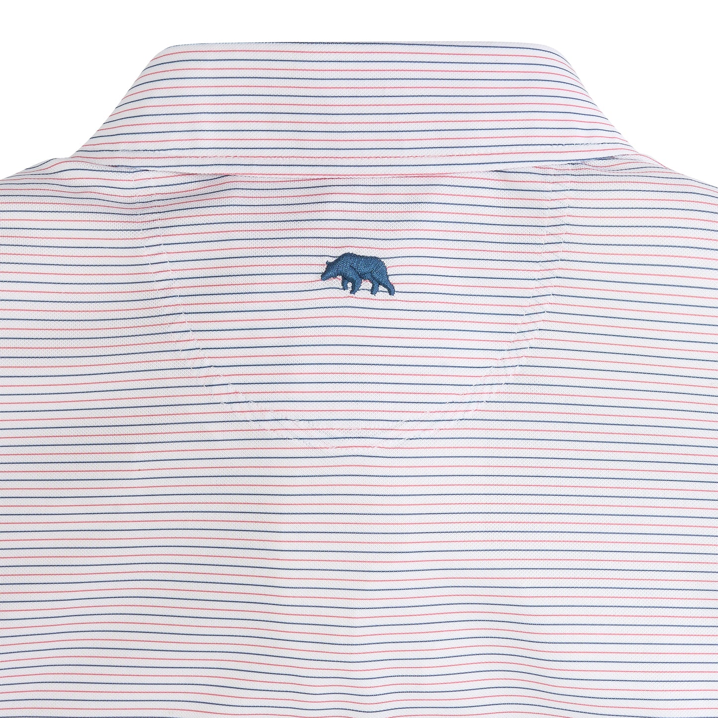 Tour Stripe Performance Pique Polo - Ensign Blue