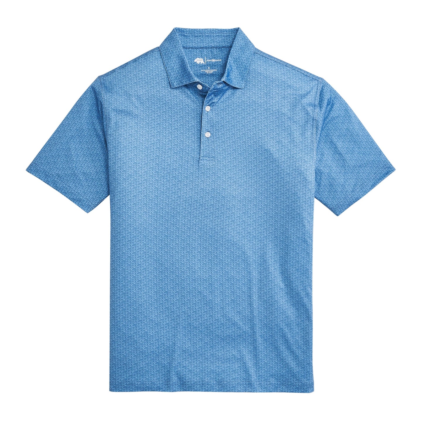 Bevy Printed Performance Polo - Endless Sky