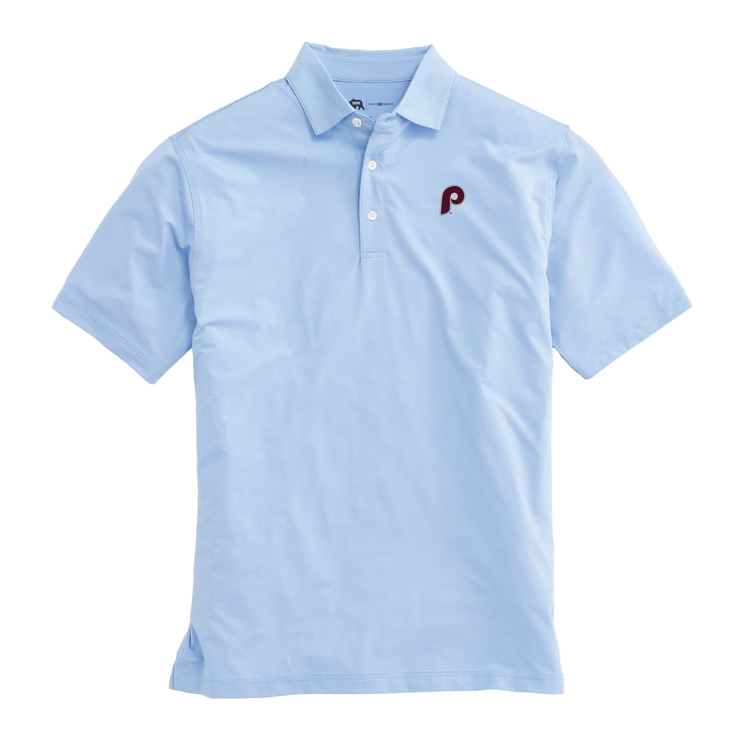 Philadelphia Phillies Cooperstown Hairline Stripe Performance Polo