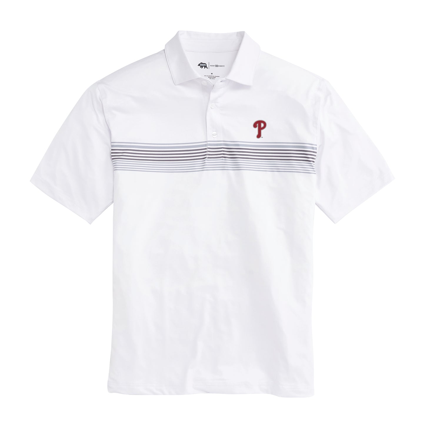 Philadelphia Phillies Prestwick Printed Performance Polo