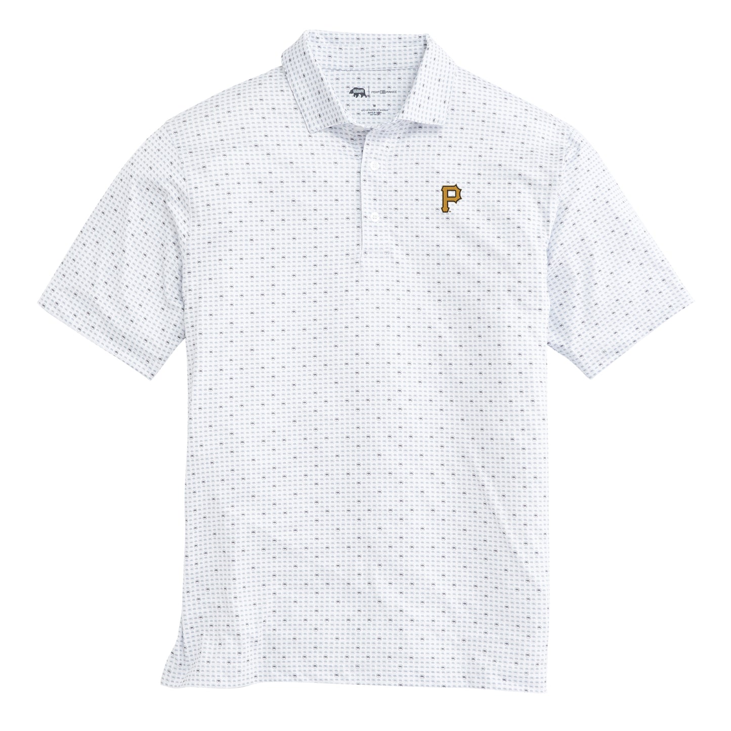 Pittsburgh Pirates Tour Logo Printed Performance Polo