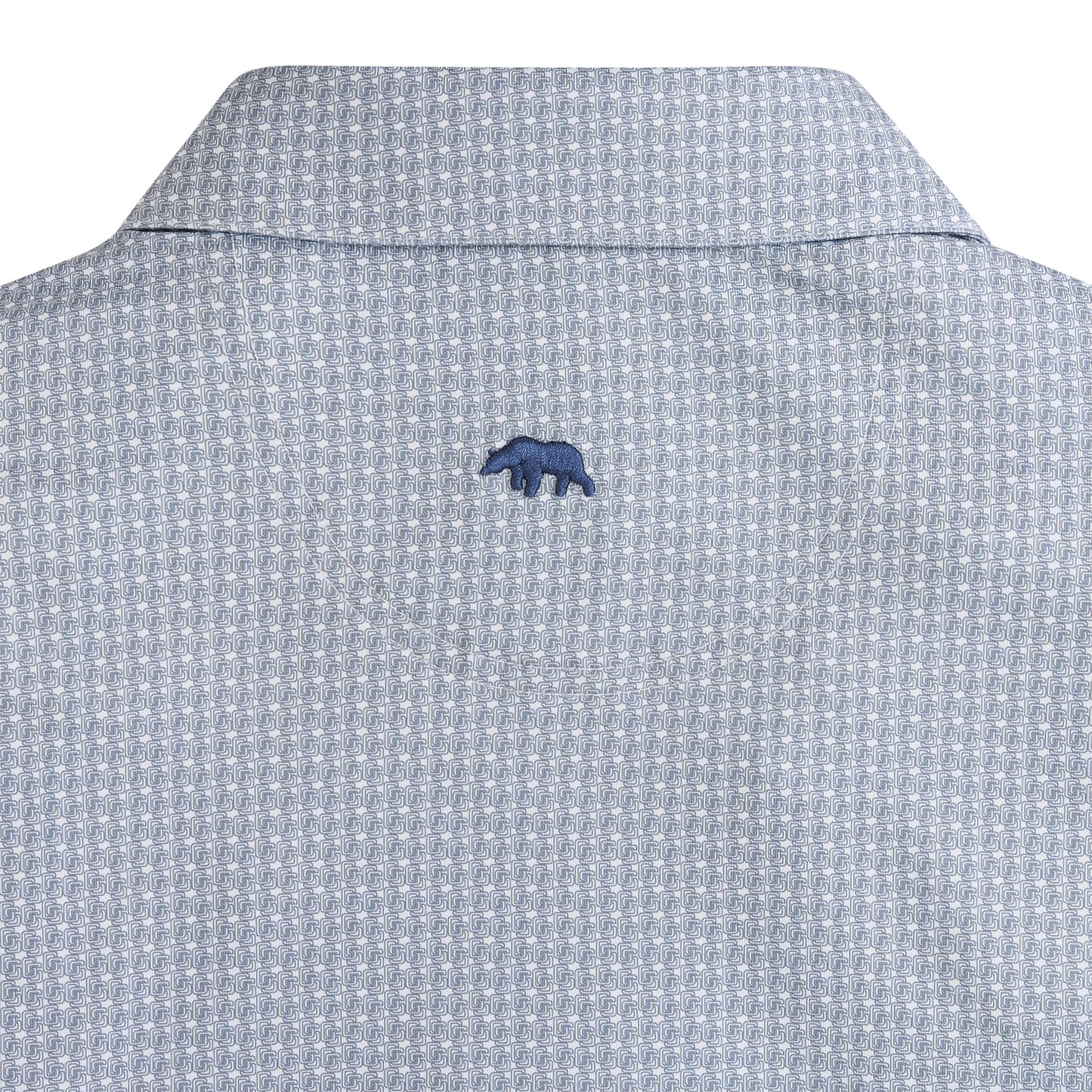 Georgia Southern GS Printed Performance Polo - White
