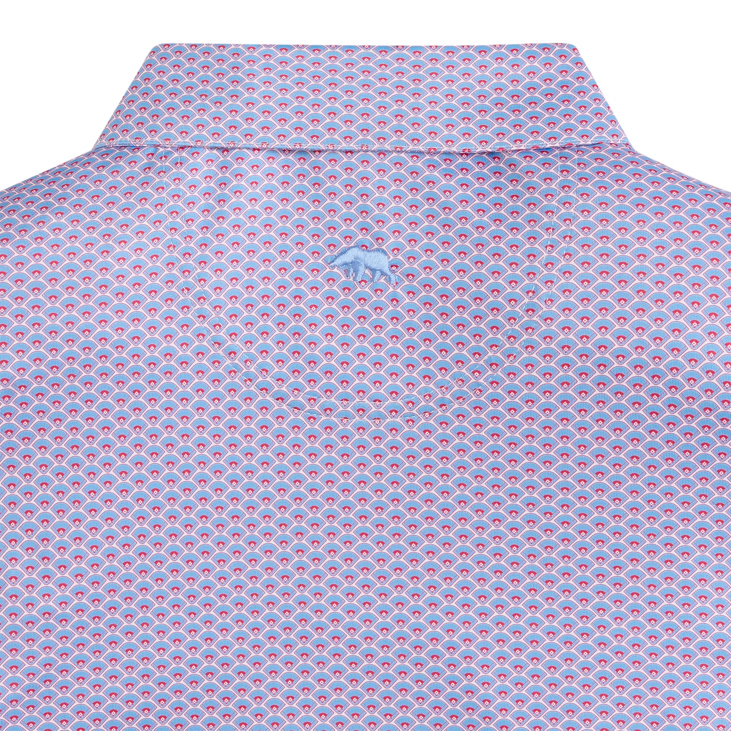 Home Team Printed Performance Polo - Sky