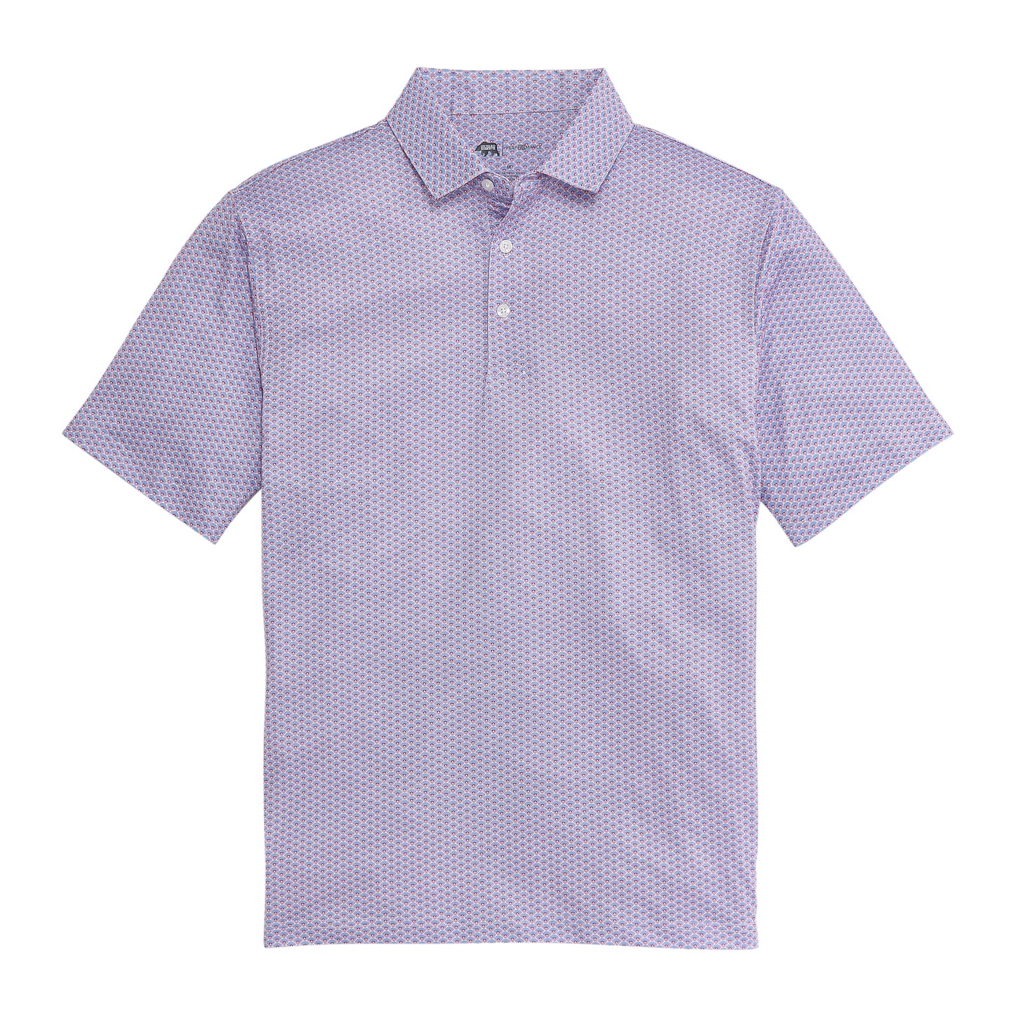 Home Team Printed Performance Polo - Sky