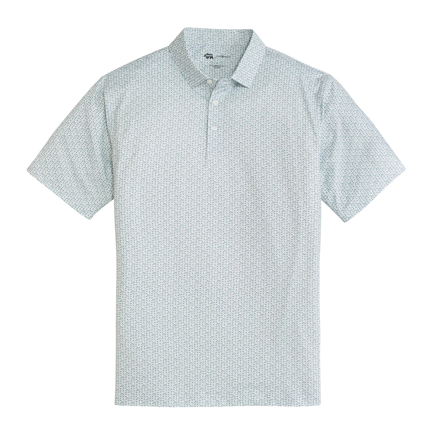 Bevy Printed Performance Polo - Hedge