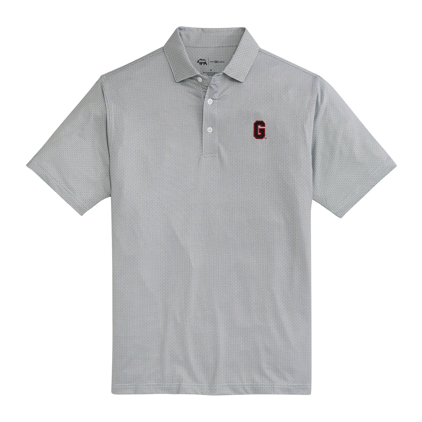 UGA Bone Yard Printed Performance Polo