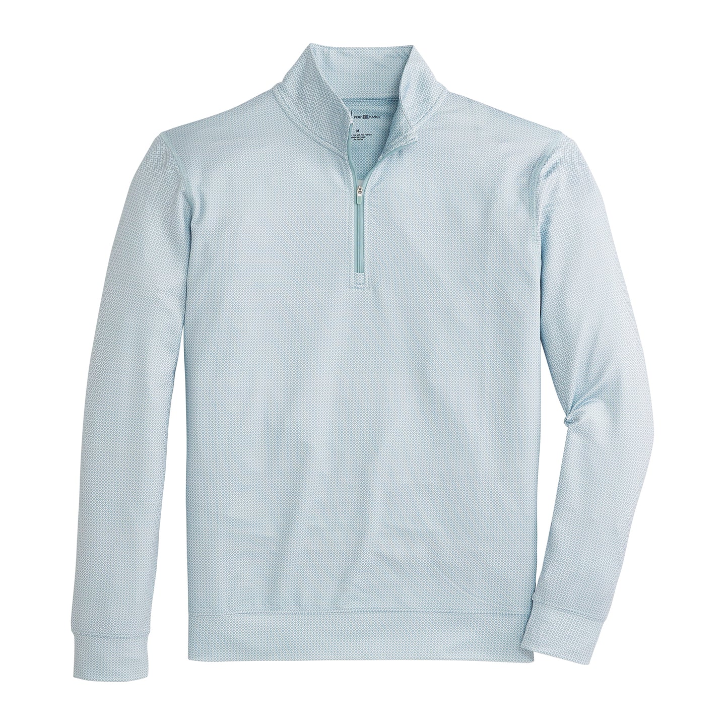 Cay Printed Performance 1/4 Zip - Cloud