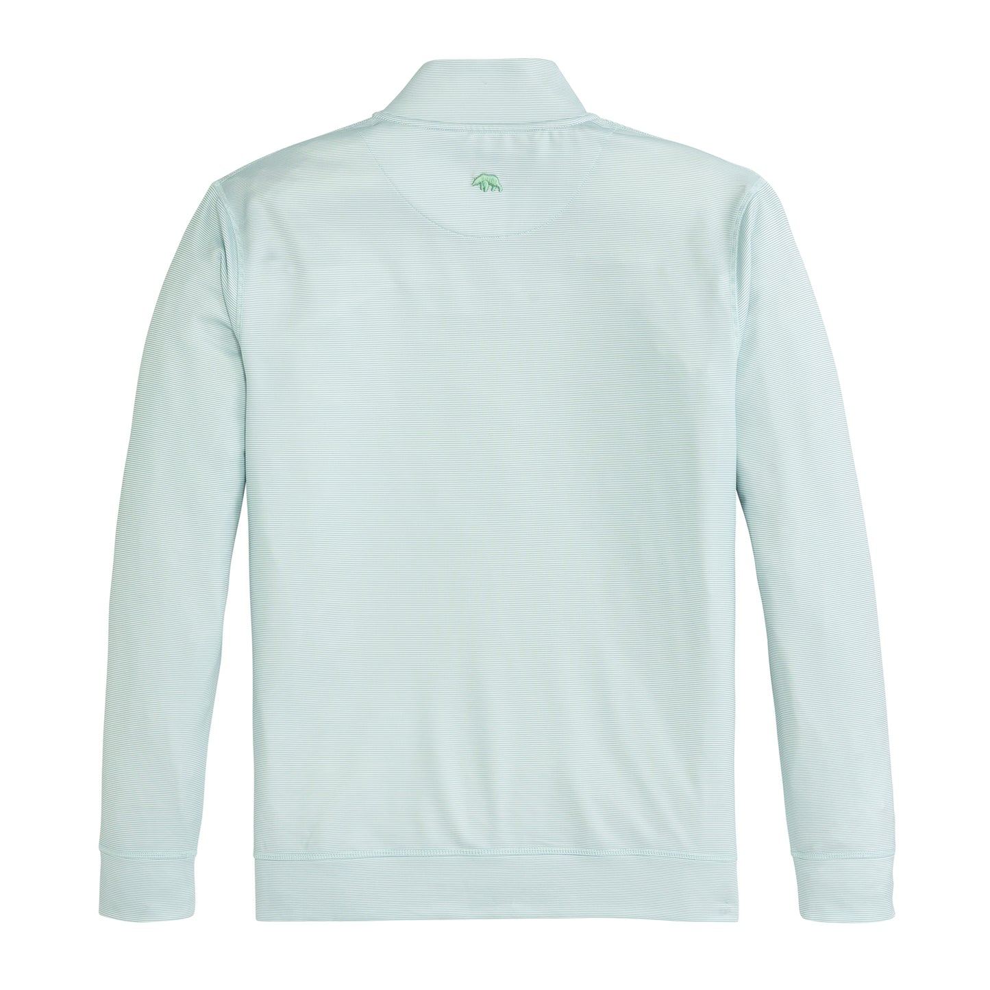 Hairline Stripe Printed Performance 1/4 Zip - Aquifer