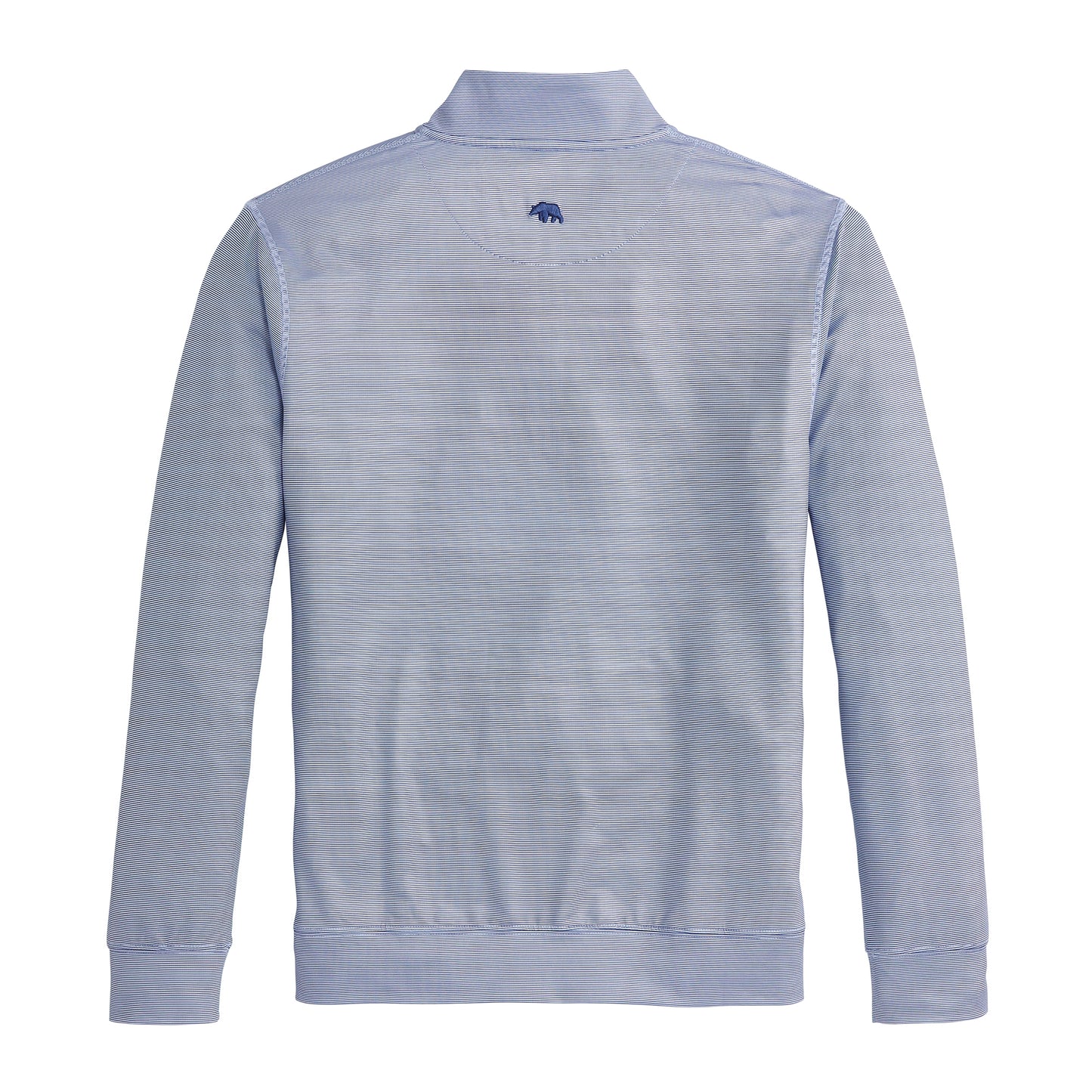 Hairline Stripe Printed Performance 1/4 Zip - Naval Academy