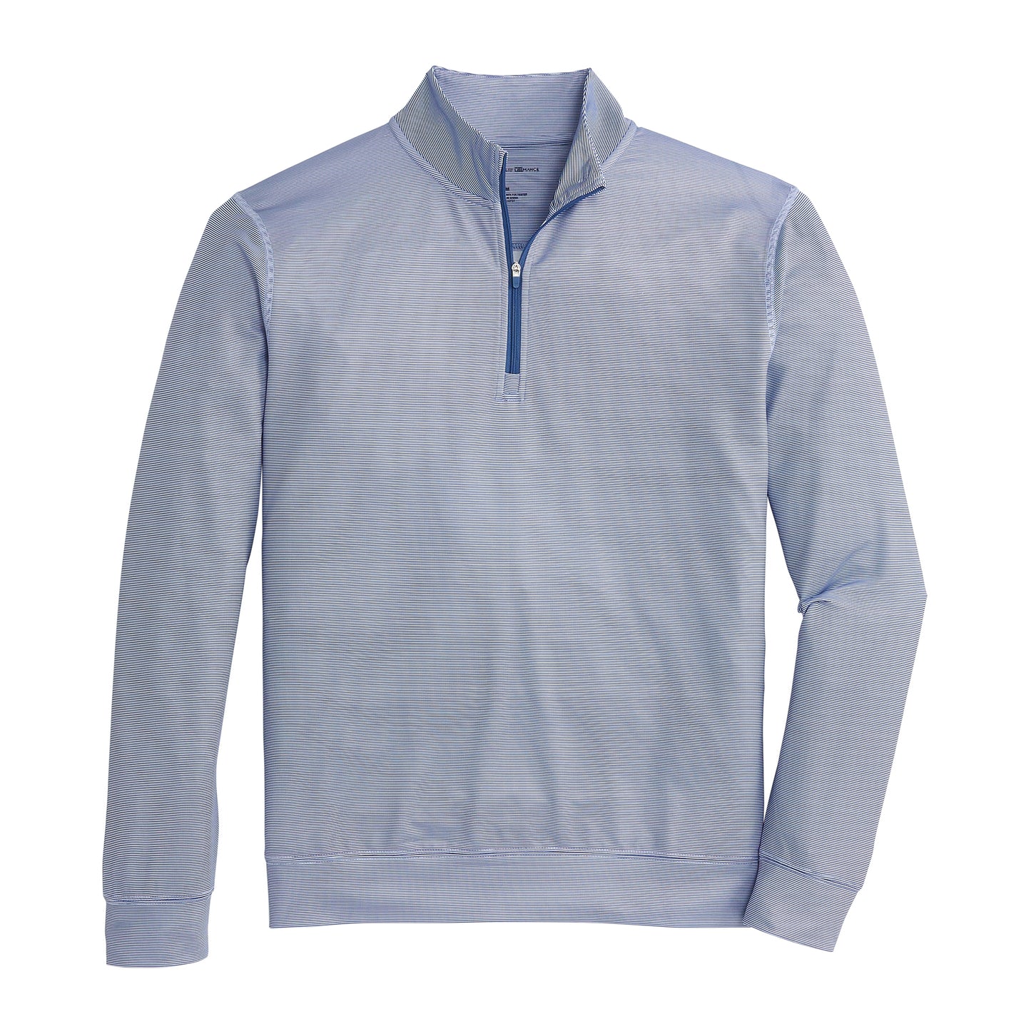 Hairline Stripe Printed Performance 1/4 Zip - Naval Academy