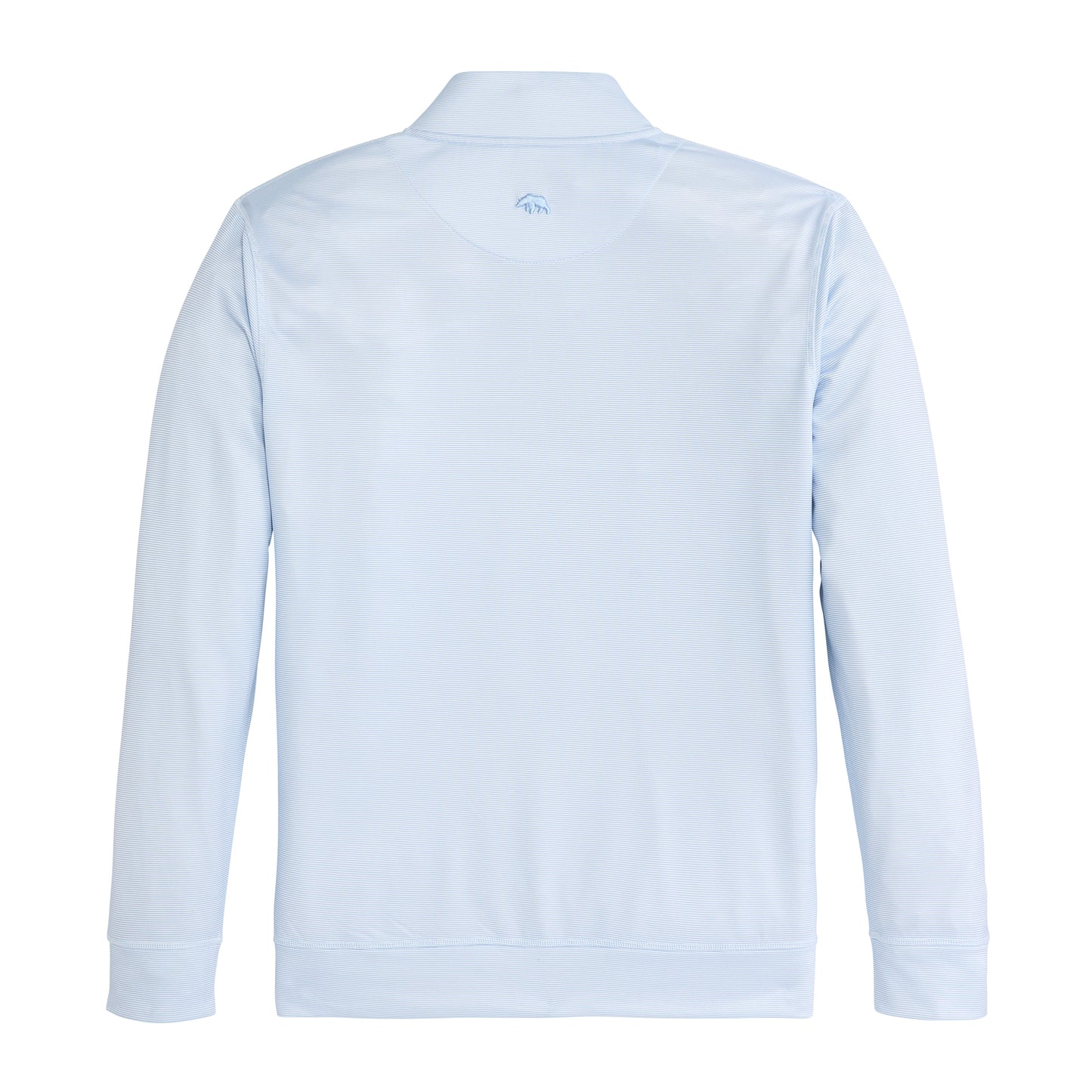Hairline Stripe Printed Performance 1/4 Zip - Sky
